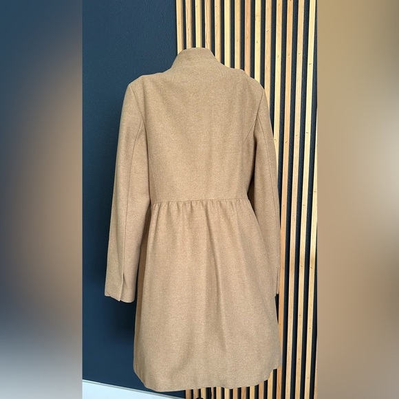 Banana Republic Wool Coat • Medium Tall • 38” Long Classic Winter Overcoat - Picture 3 of 7